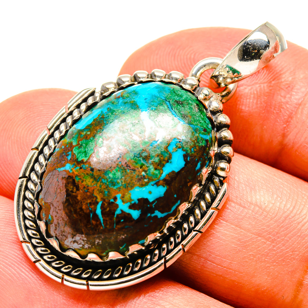 Chrysocolla Pendants handcrafted by Anasilvercos - PD756607