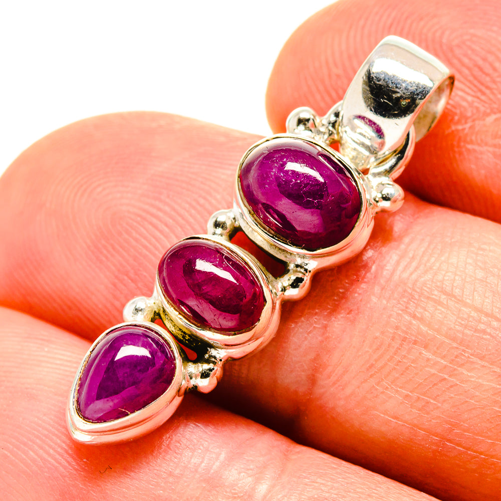 Pink Tourmaline Pendants handcrafted by Anasilvercos - PD756612
