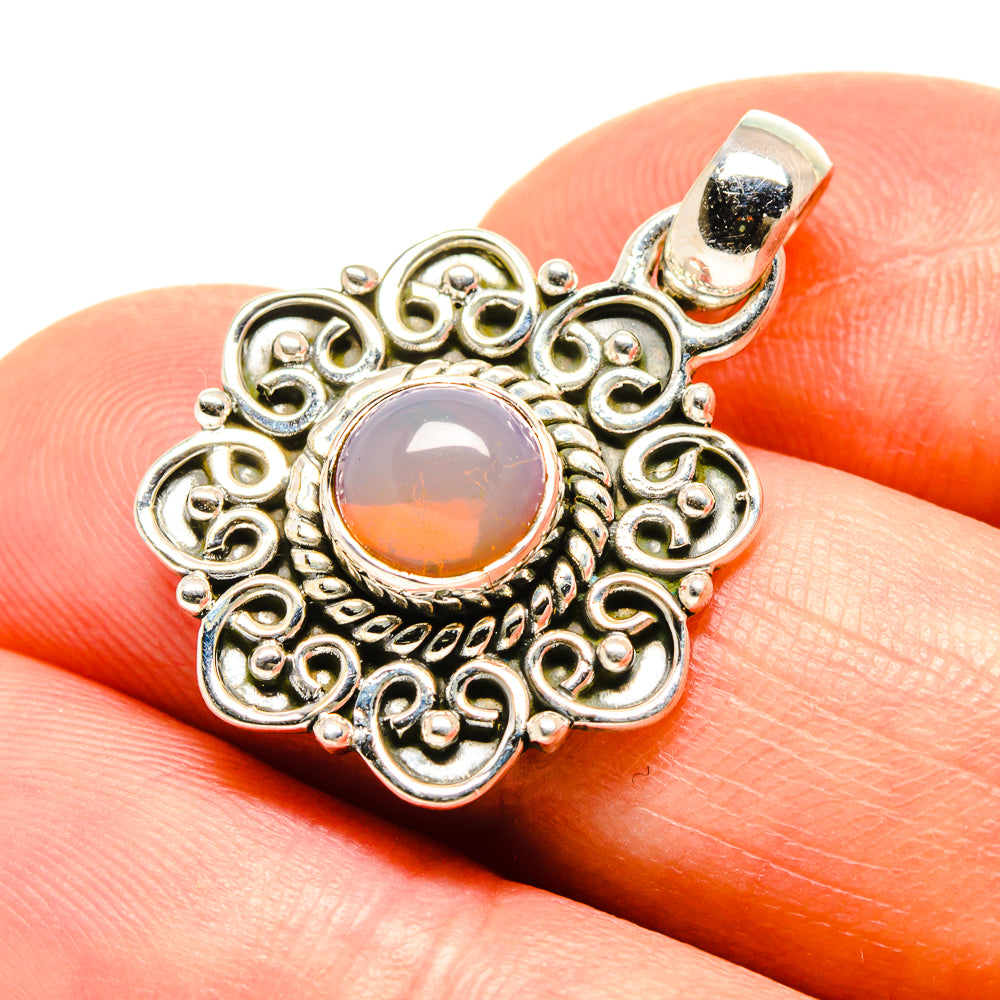 Ethiopian Opal Pendants handcrafted by Anasilvercos - PD756615