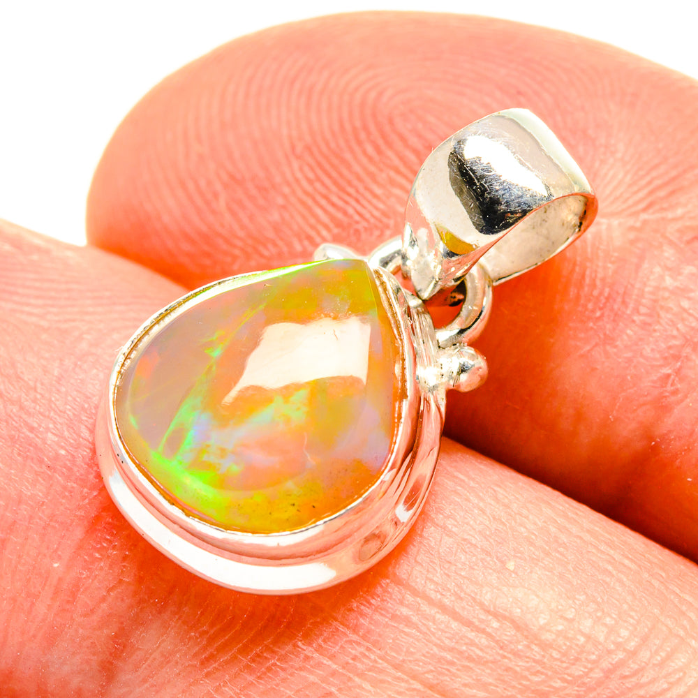 Ethiopian Opal Pendants handcrafted by Anasilvercos - PD756619
