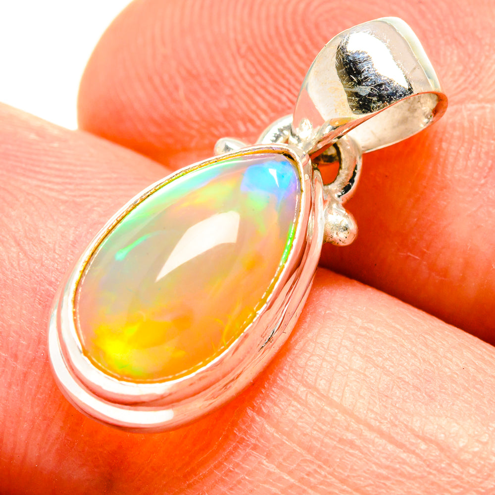 Ethiopian Opal Pendants handcrafted by Anasilvercos - PD756620