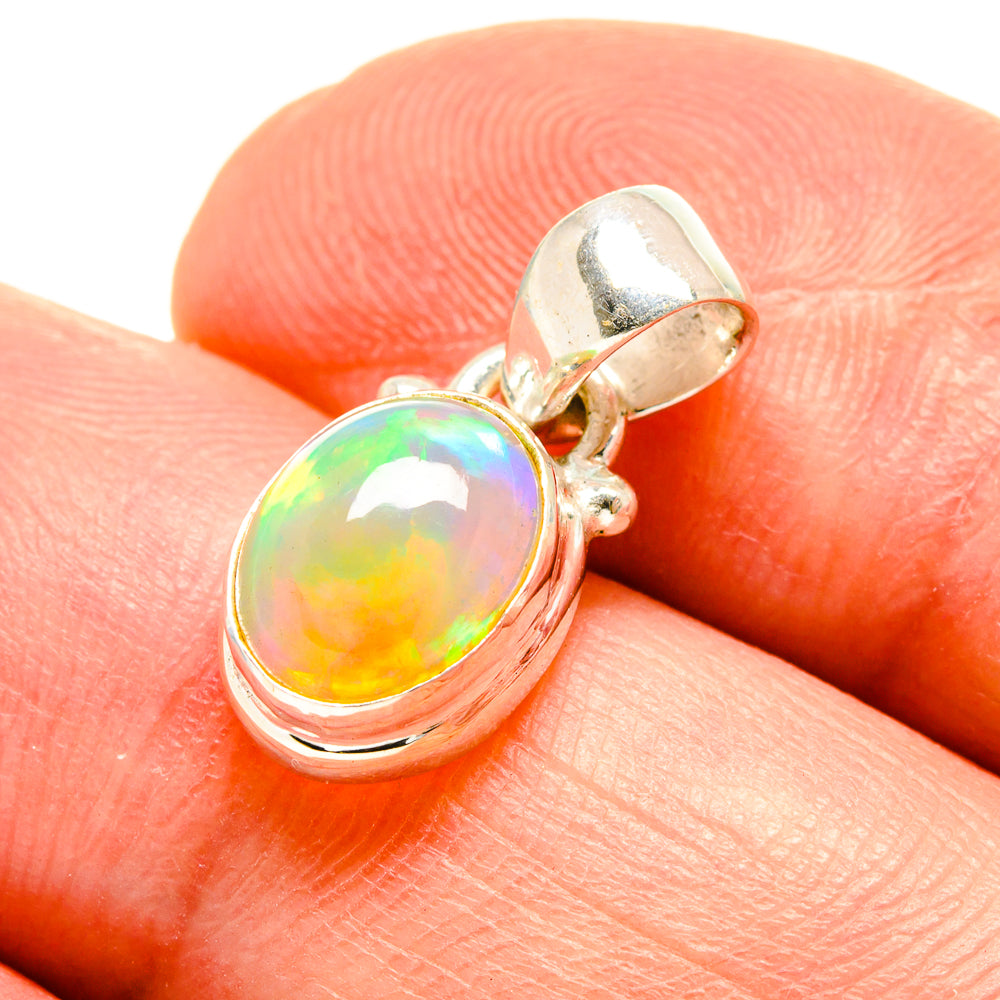 Ethiopian Opal Pendants handcrafted by Anasilvercos - PD756621