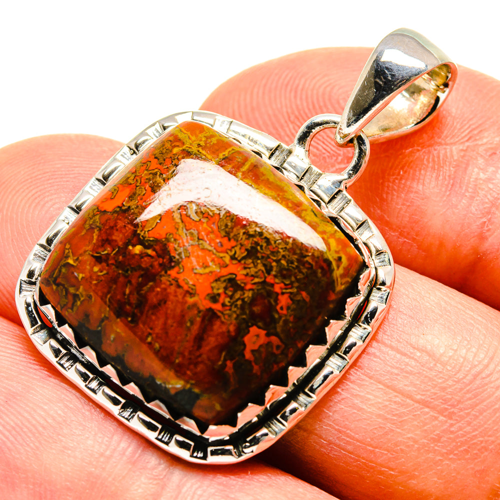 Moroccan Agate Pendants handcrafted by Anasilvercos - PD756631
