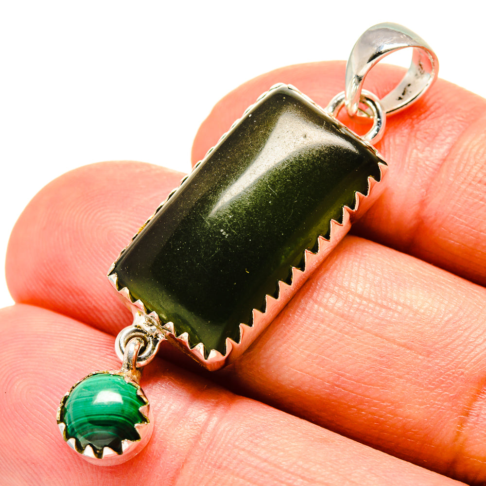 Nephrite Jade Pendants handcrafted by Anasilvercos - PD756649
