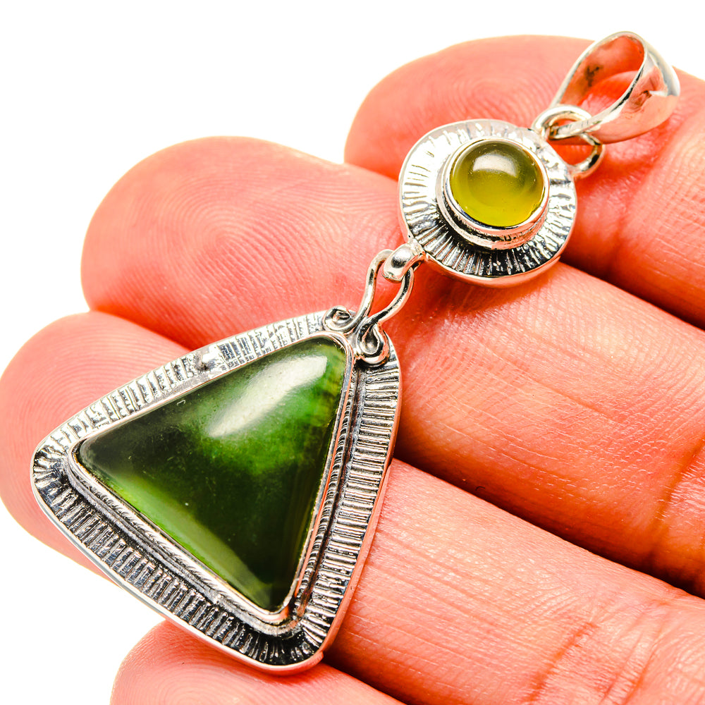Nephrite Jade Pendants handcrafted by Anasilvercos - PD756655