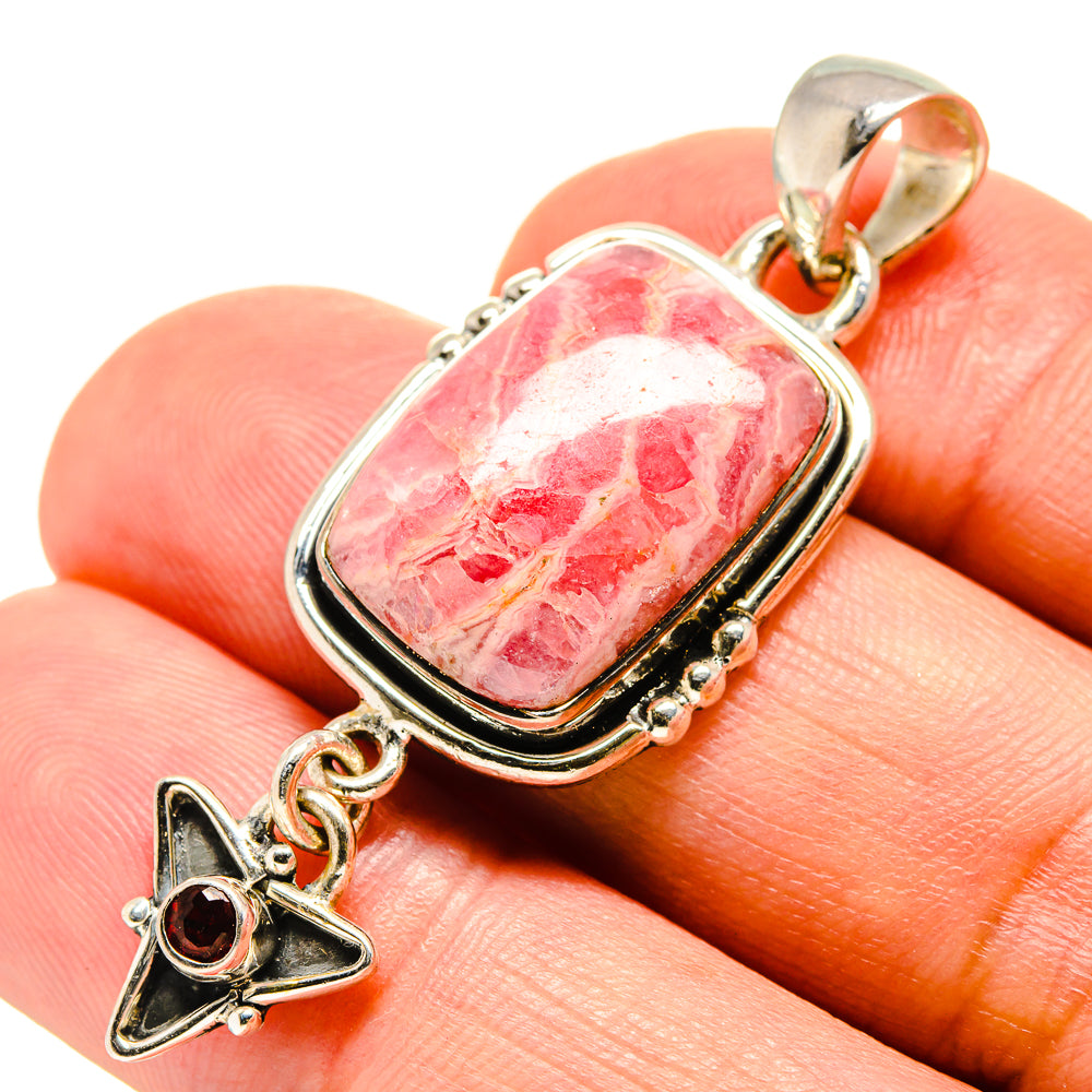 Rhodochrosite Pendants handcrafted by Anasilvercos - PD756659
