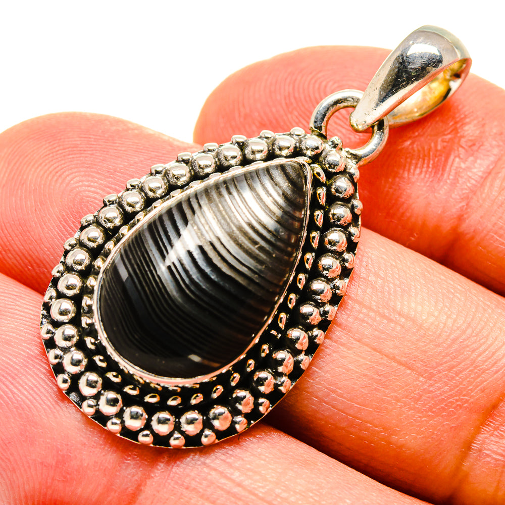 Psilomelane Pendants handcrafted by Anasilvercos - PD756668
