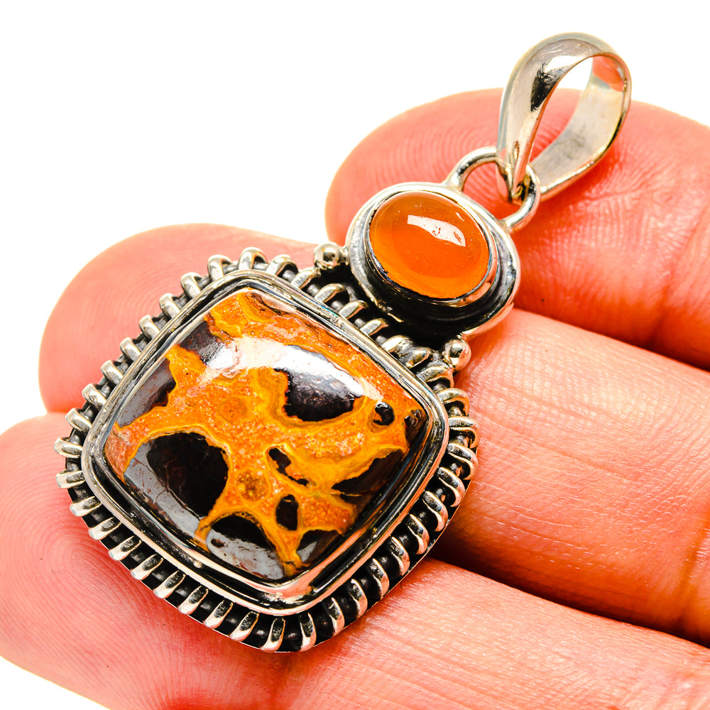 Bauxite Pendants handcrafted by Anasilvercos - PD756671