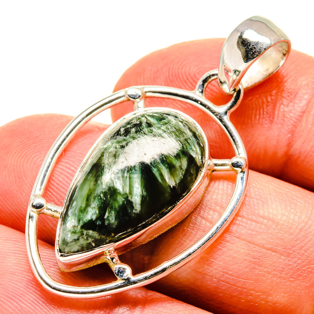 Seraphinite Pendants handcrafted by Anasilvercos - PD756678