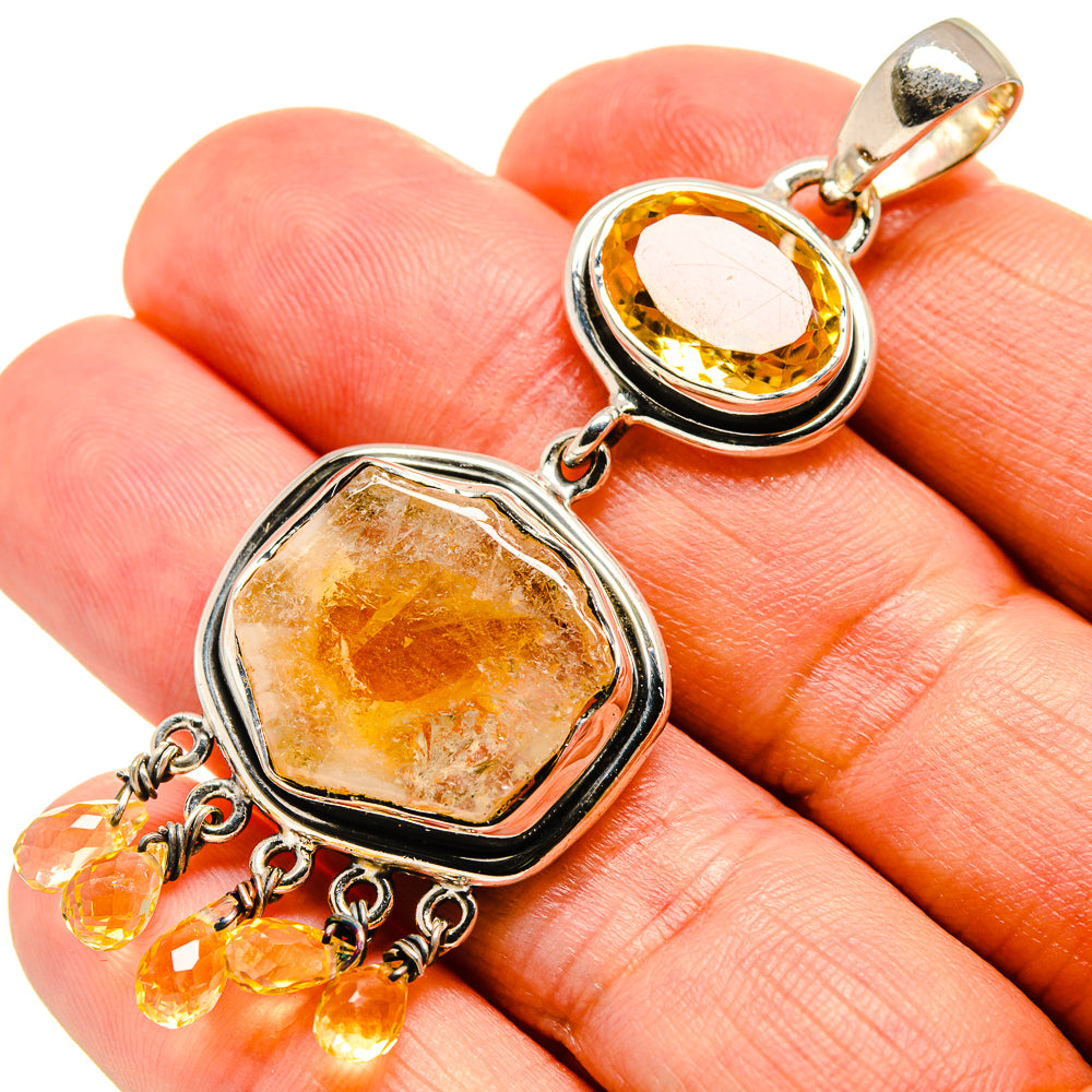 Citrine Pendants handcrafted by Anasilvercos - PD756691