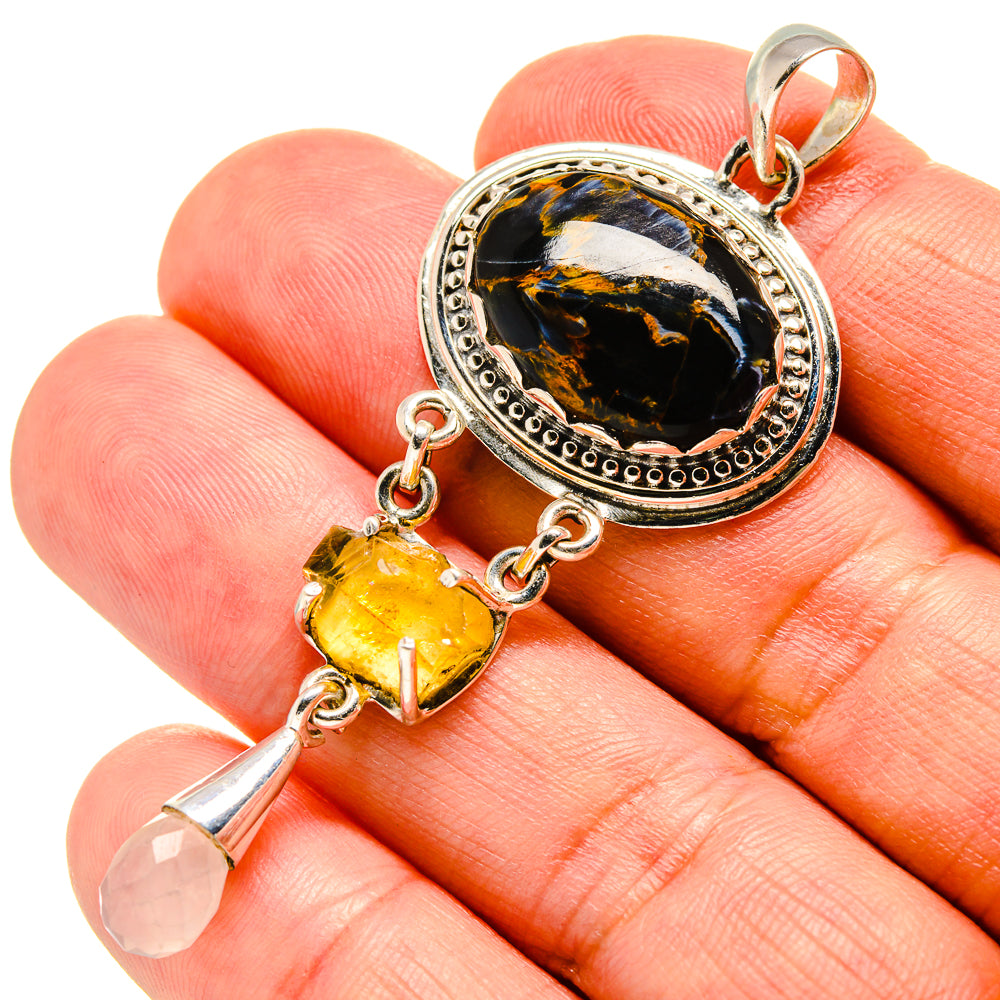 Pietersite Pendants handcrafted by Anasilvercos - PD756692
