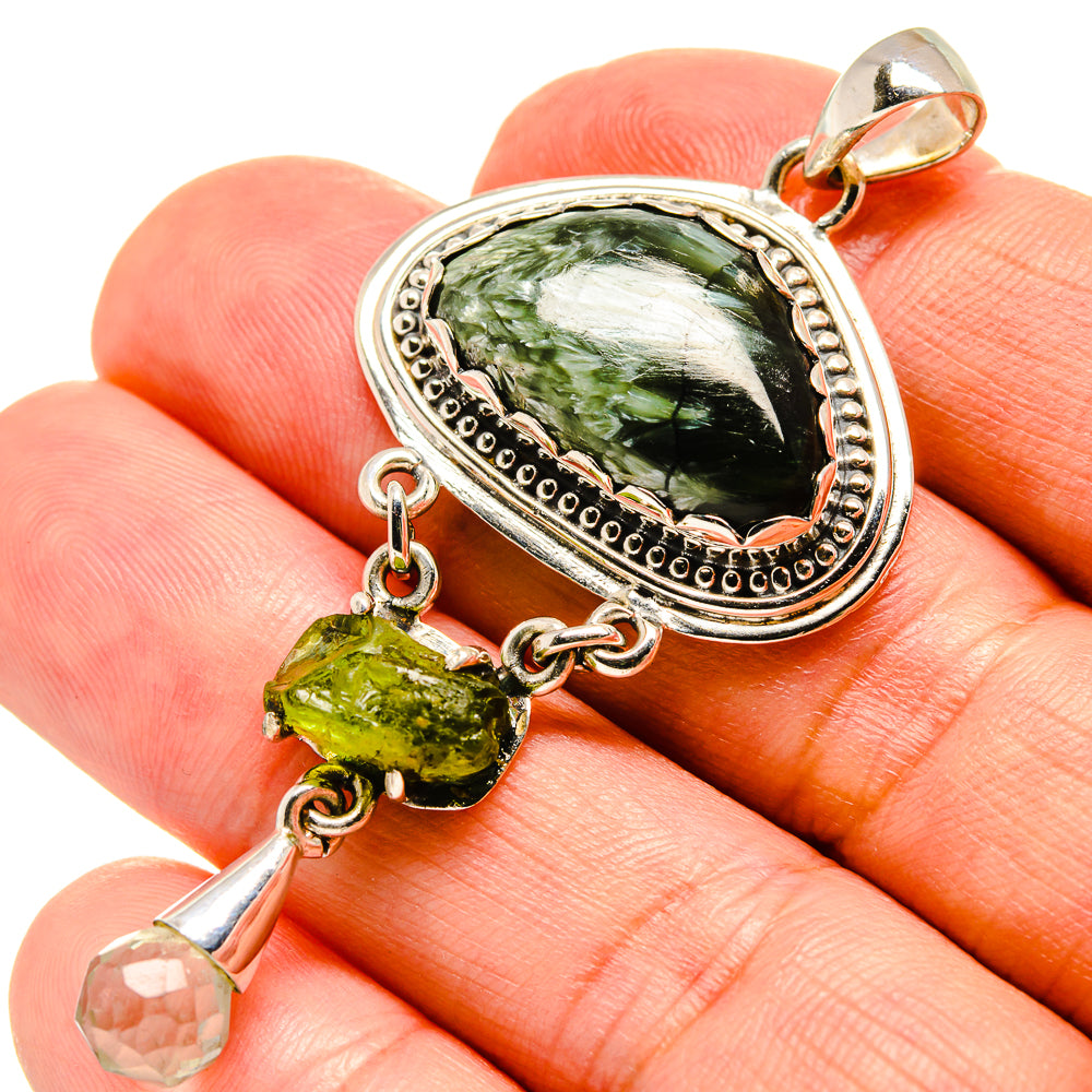 Seraphinite Pendants handcrafted by Anasilvercos - PD756693