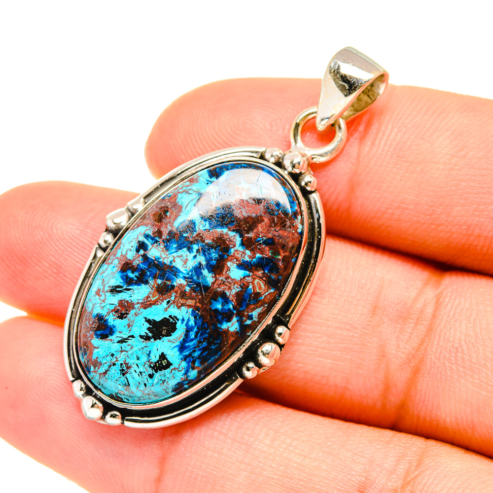 Shattuckite Pendants handcrafted by Anasilvercos - PD7567