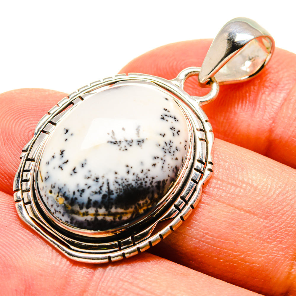 Dendritic Opal Pendants handcrafted by Anasilvercos - PD756713