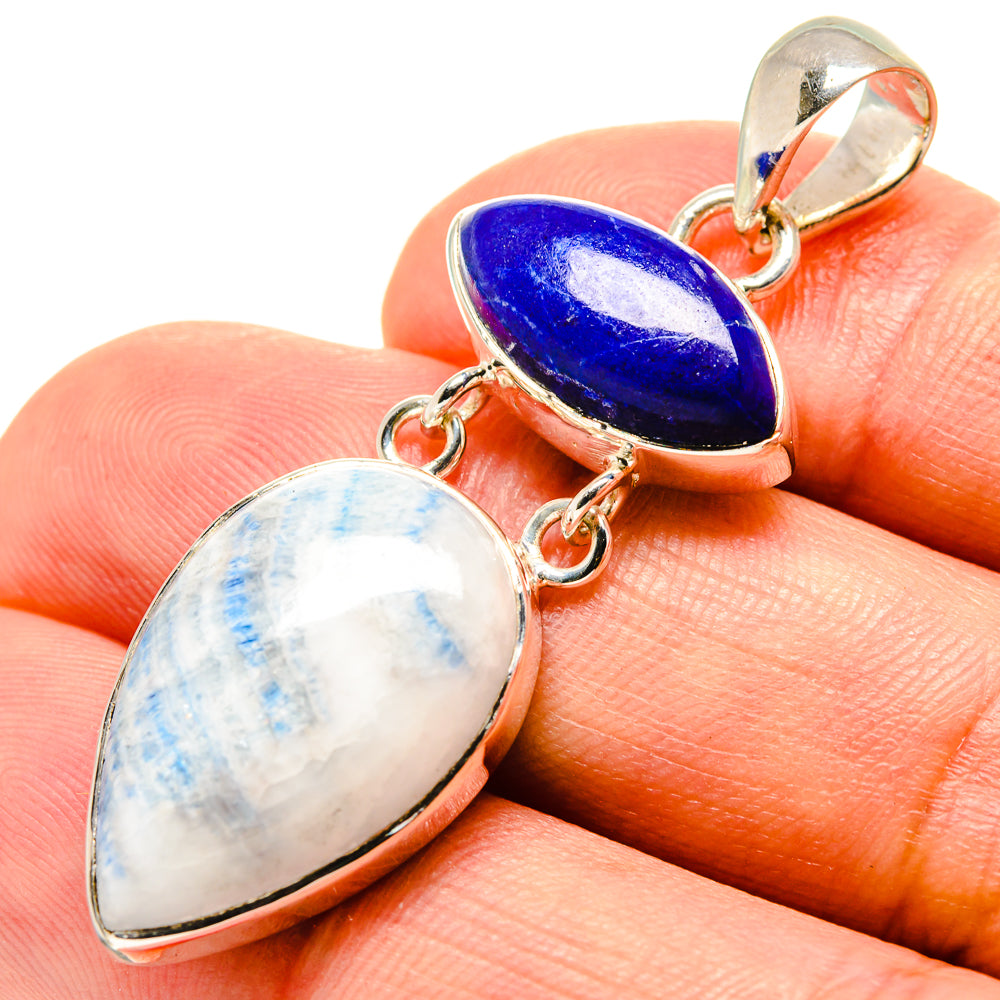 Blue Scheelite Pendants handcrafted by Anasilvercos - PD756731