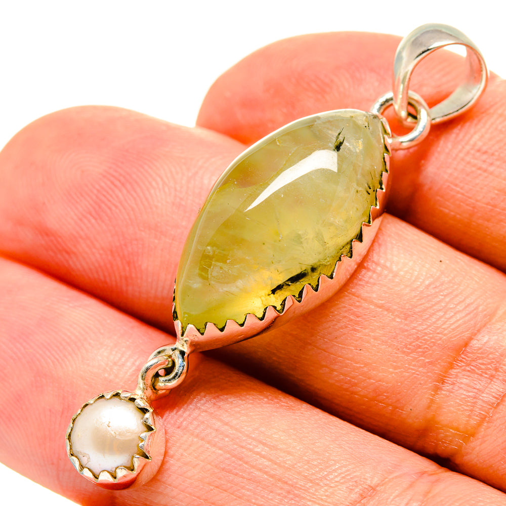 Prehnite Pendants handcrafted by Anasilvercos - PD756738