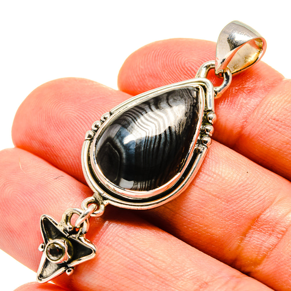 Psilomelane Pendants handcrafted by Anasilvercos - PD756749