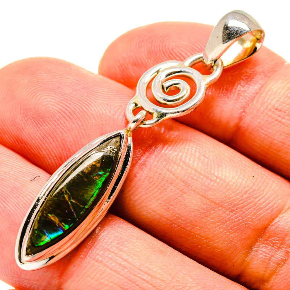 Ammolite Pendants handcrafted by Anasilvercos - PD756750