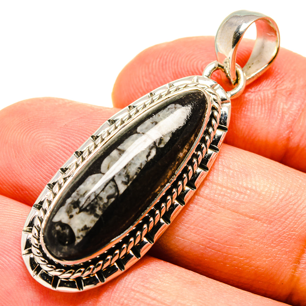Orthoceras Fossil Pendants handcrafted by Anasilvercos - PD756754
