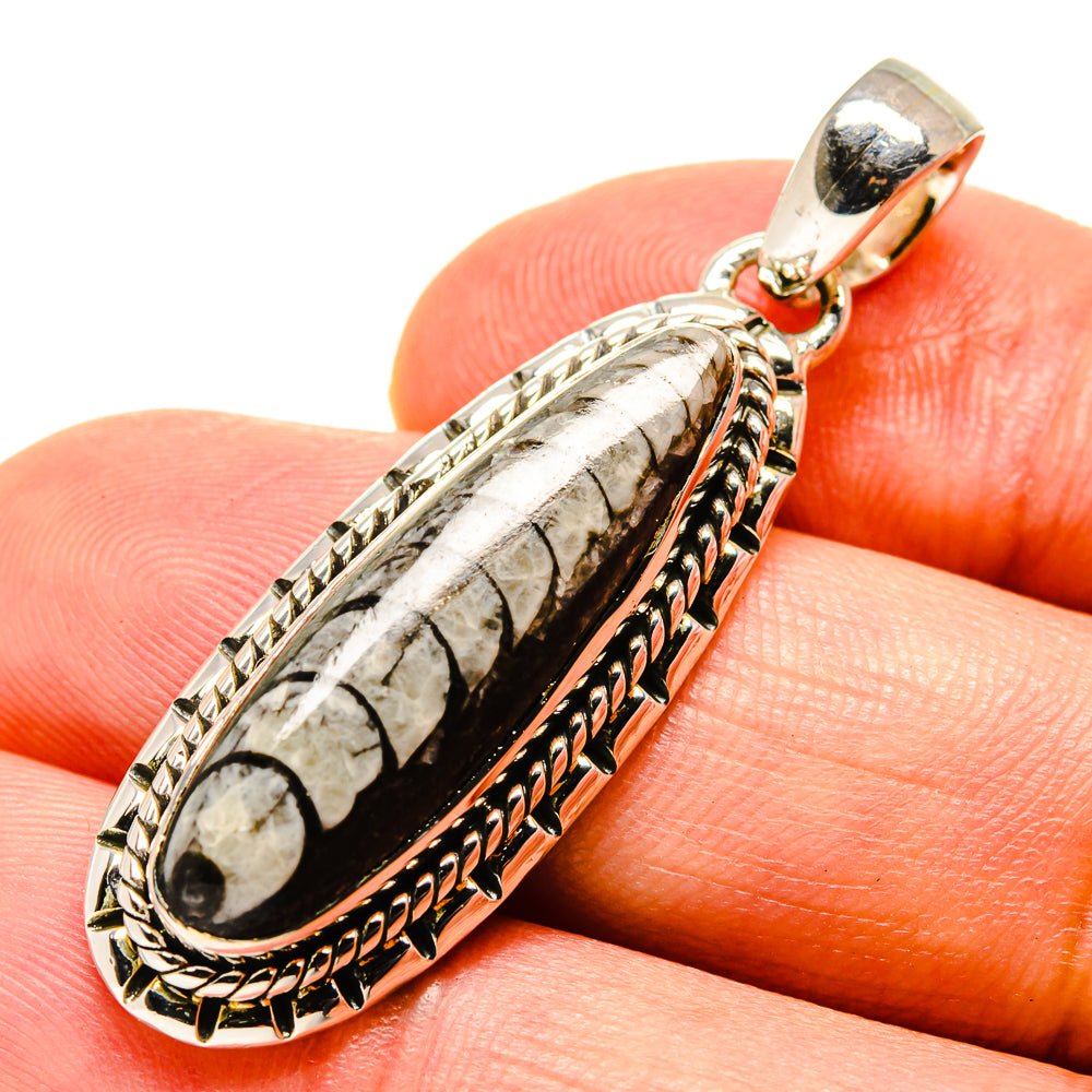 Orthoceras Fossil Pendants handcrafted by Anasilvercos - PD756756