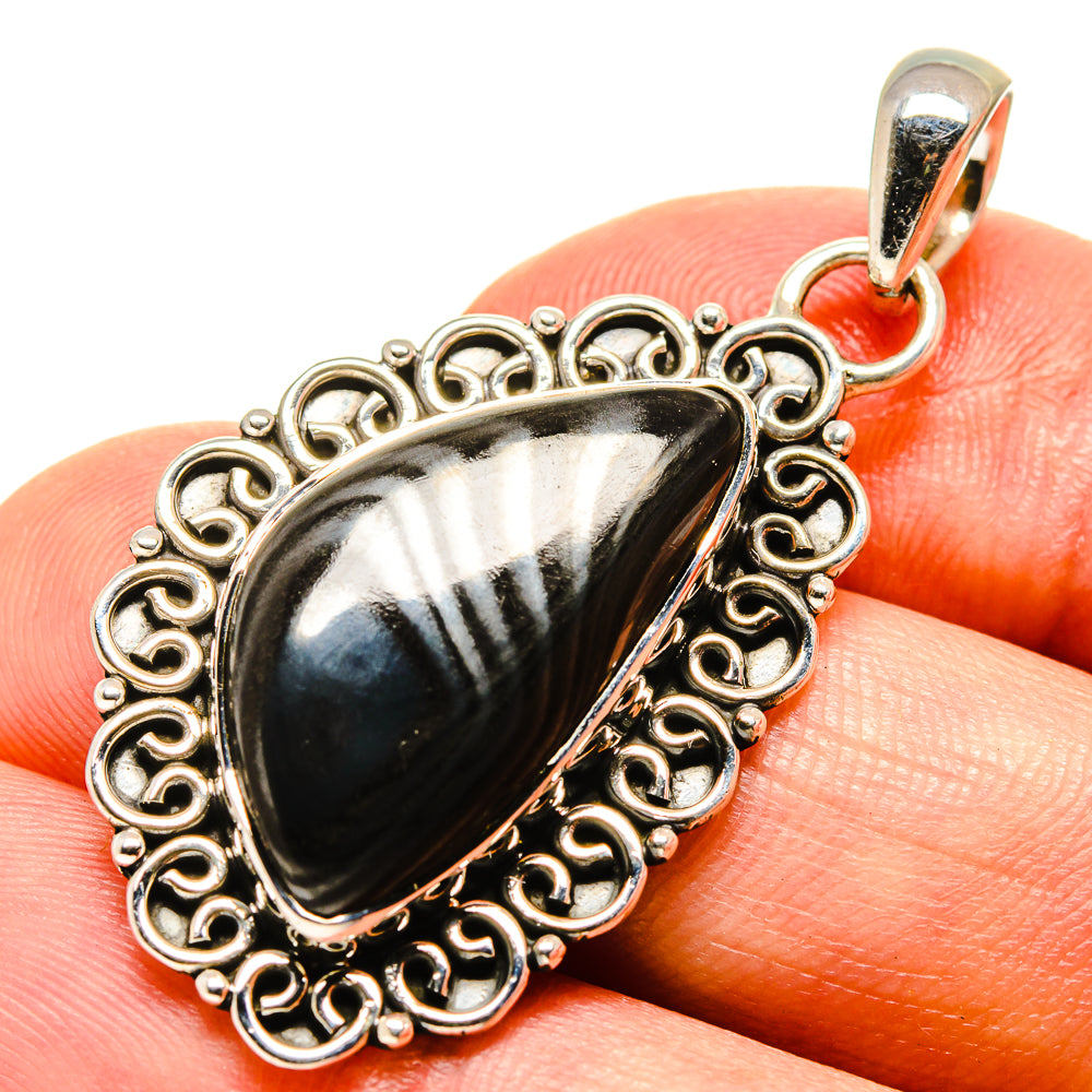 Psilomelane Pendants handcrafted by Anasilvercos - PD756760