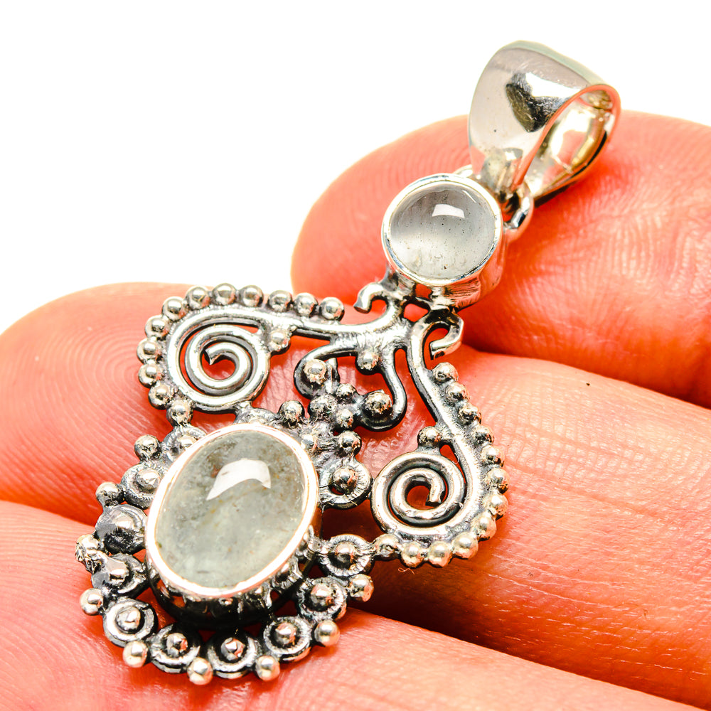 Aquamarine Pendants handcrafted by Anasilvercos - PD756773