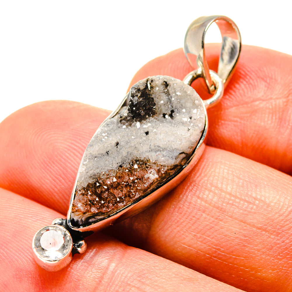 Desert Druzy Pendants handcrafted by Anasilvercos - PD756793