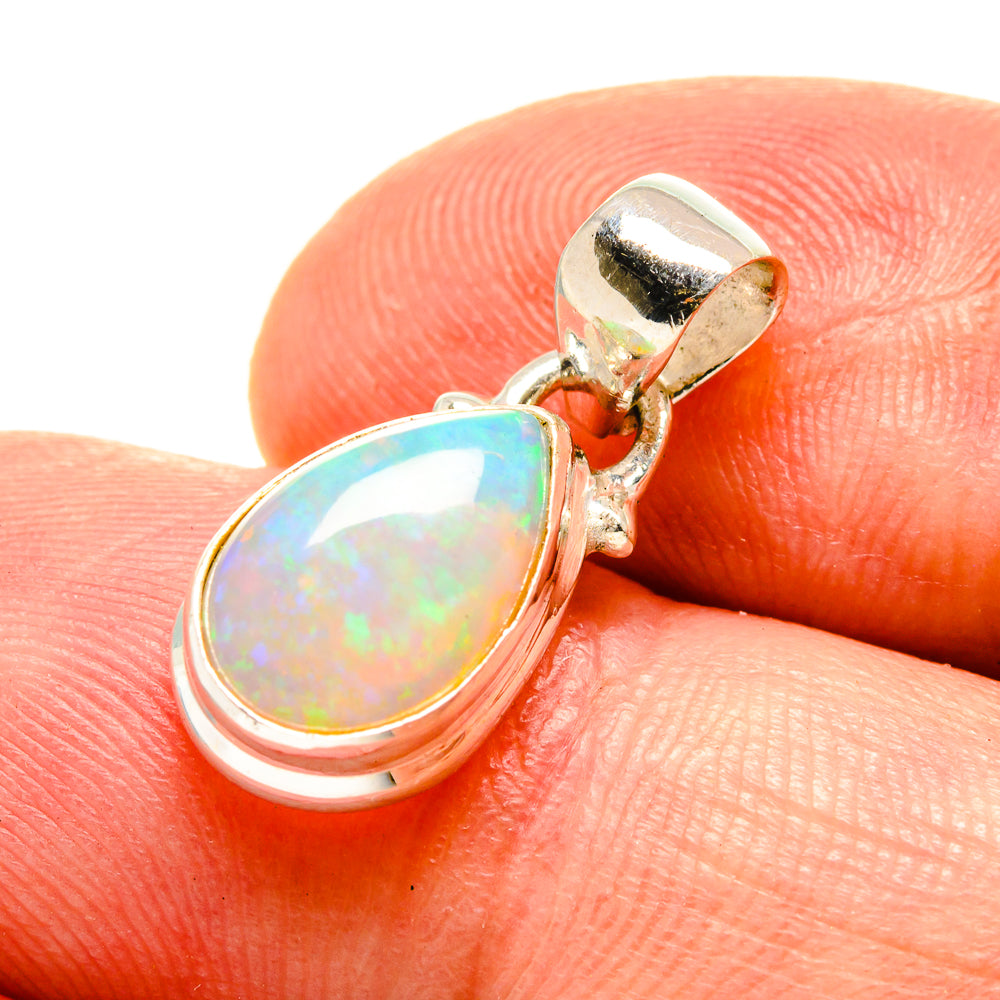 Ethiopian Opal Pendants handcrafted by Anasilvercos - PD756802