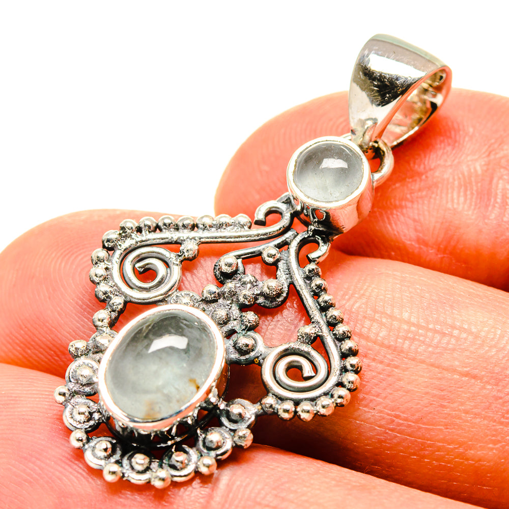 Aquamarine Pendants handcrafted by Anasilvercos - PD756804