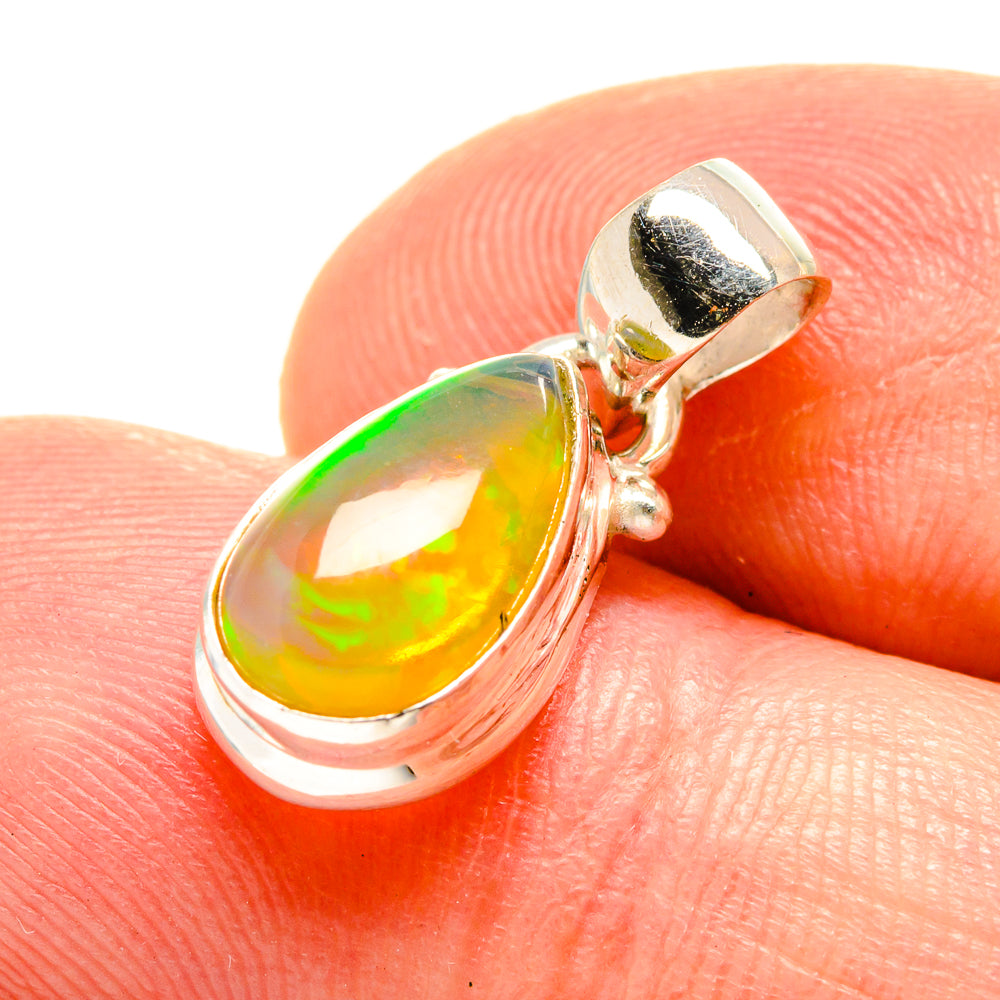 Ethiopian Opal Pendants handcrafted by Anasilvercos - PD756808