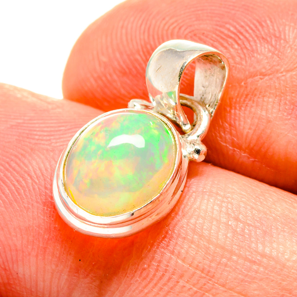Ethiopian Opal Pendants handcrafted by Anasilvercos - PD756809