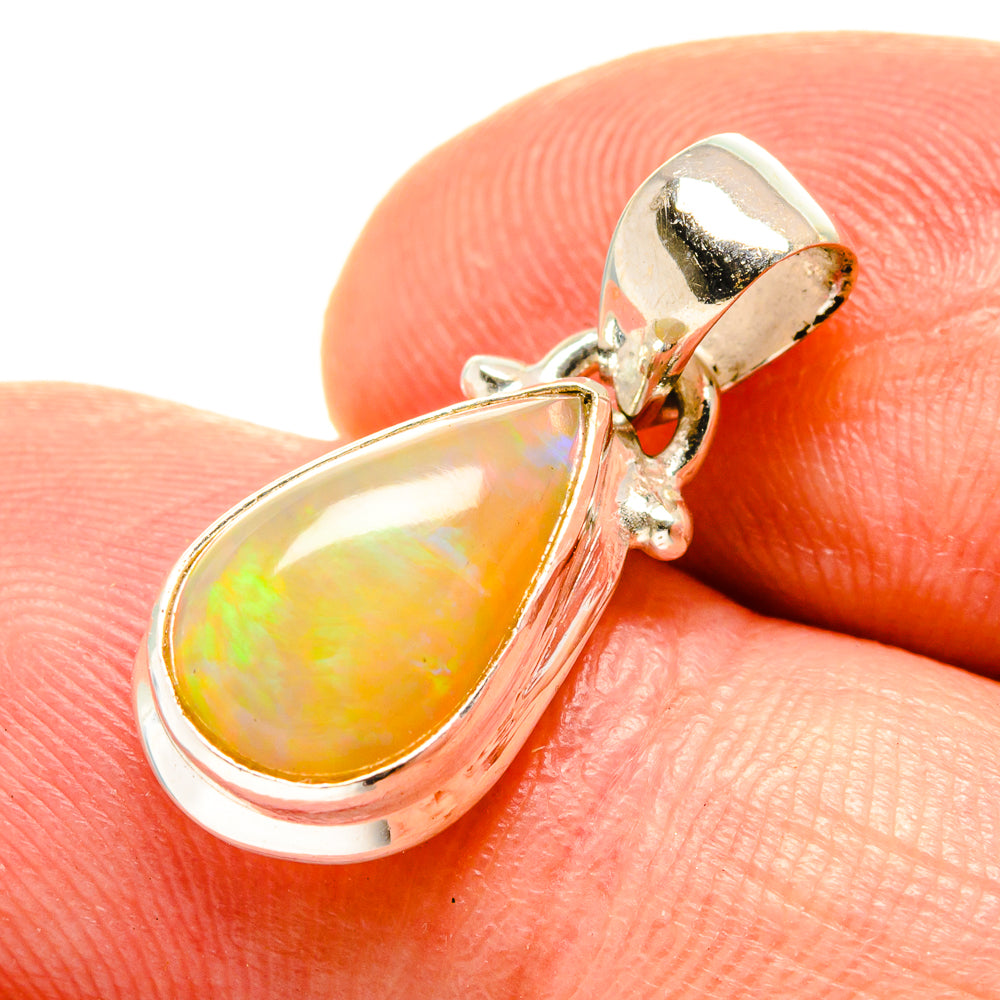 Ethiopian Opal Pendants handcrafted by Anasilvercos - PD756817