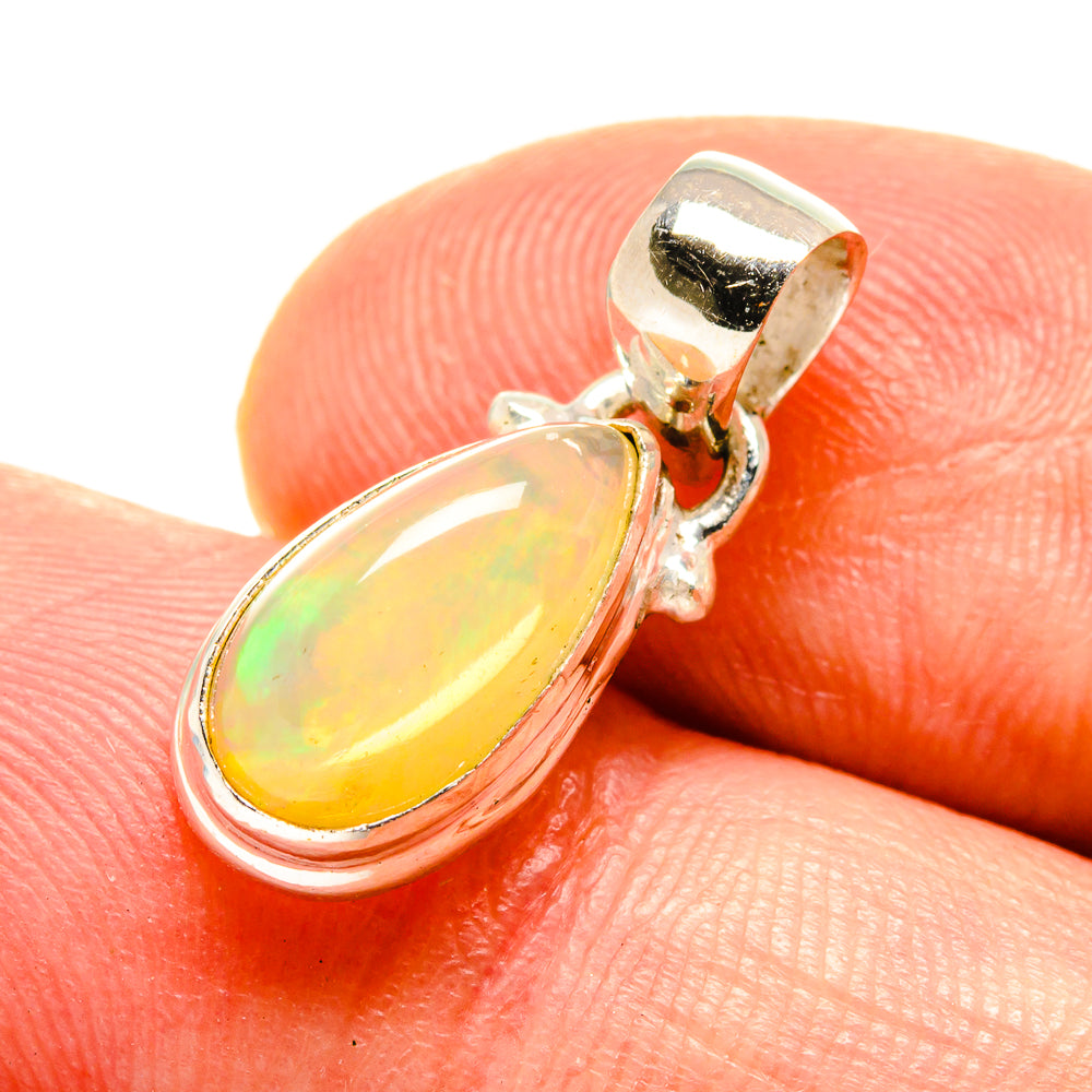 Ethiopian Opal Pendants handcrafted by Anasilvercos - PD756818