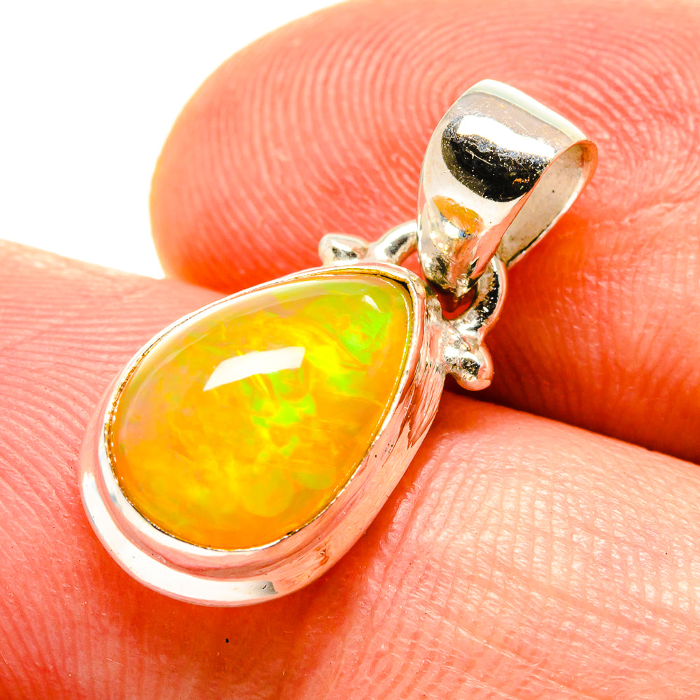 Ethiopian Opal Pendants handcrafted by Anasilvercos - PD756819