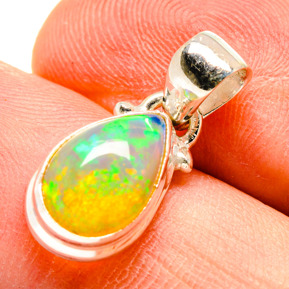Ethiopian Opal Pendants handcrafted by Anasilvercos - PD756849