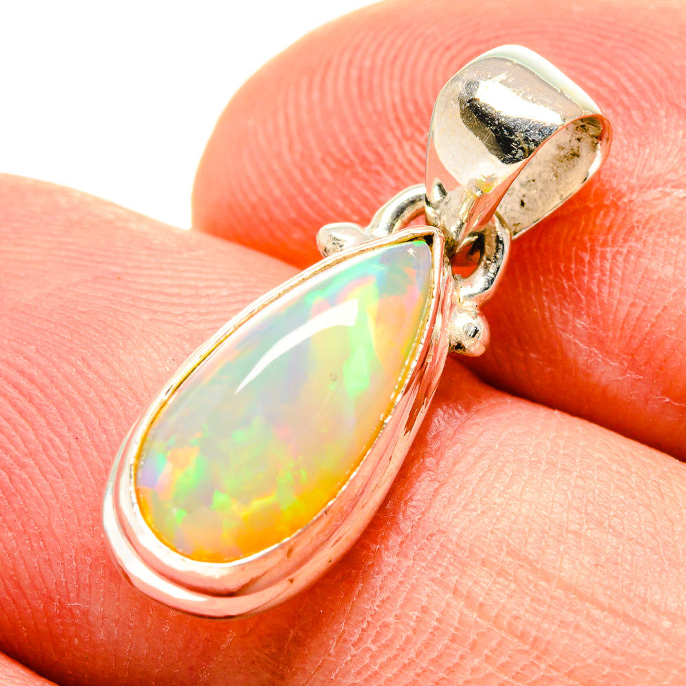 Ethiopian Opal Pendants handcrafted by Anasilvercos - PD756850