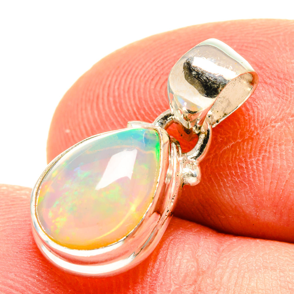 Ethiopian Opal Pendants handcrafted by Anasilvercos - PD756851