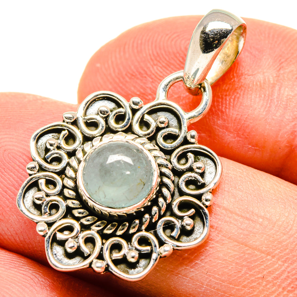 Aquamarine Pendants handcrafted by Anasilvercos - PD756852