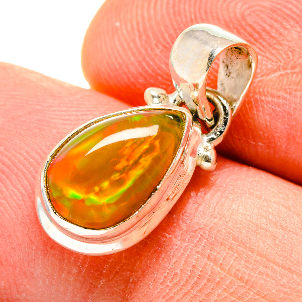 Ethiopian Opal Pendants handcrafted by Anasilvercos - PD756857