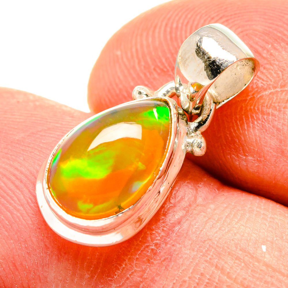 Ethiopian Opal Pendants handcrafted by Anasilvercos - PD756858