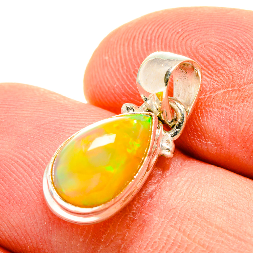 Ethiopian Opal Pendants handcrafted by Anasilvercos - PD756862