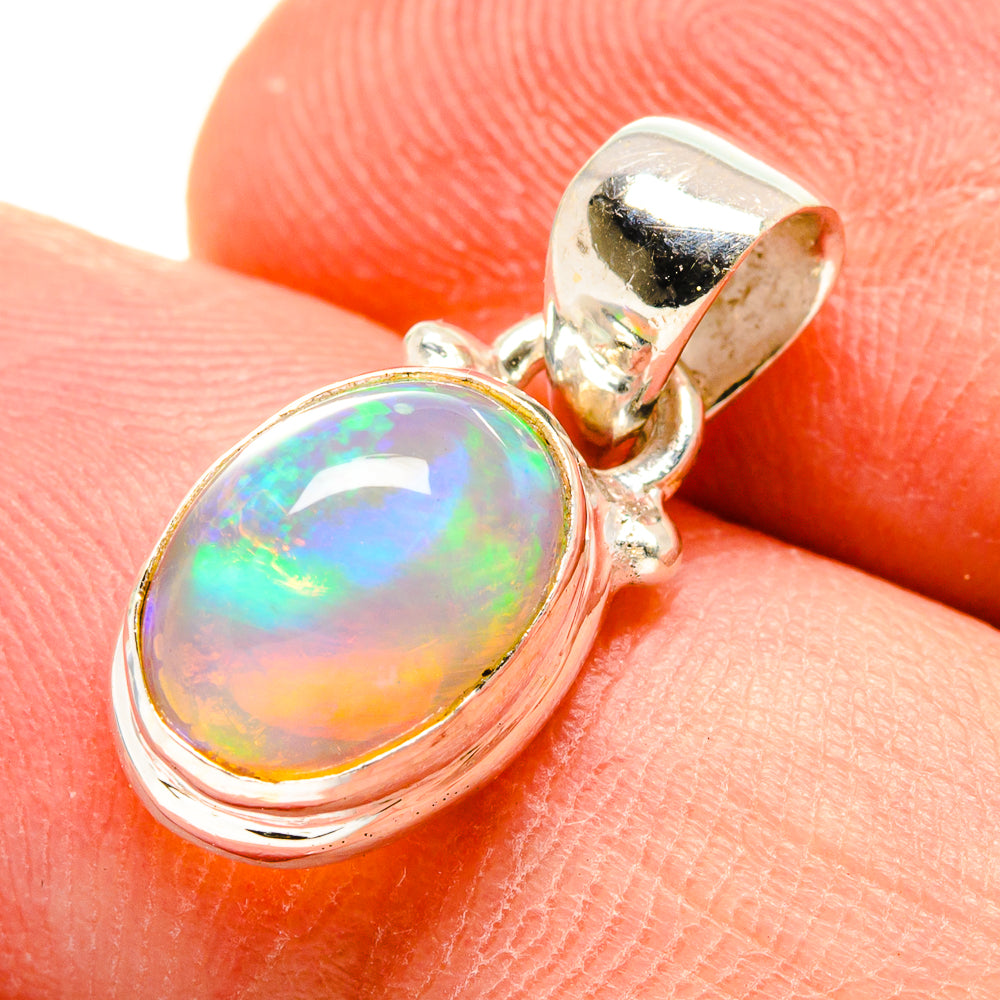 Ethiopian Opal Pendants handcrafted by Anasilvercos - PD756863