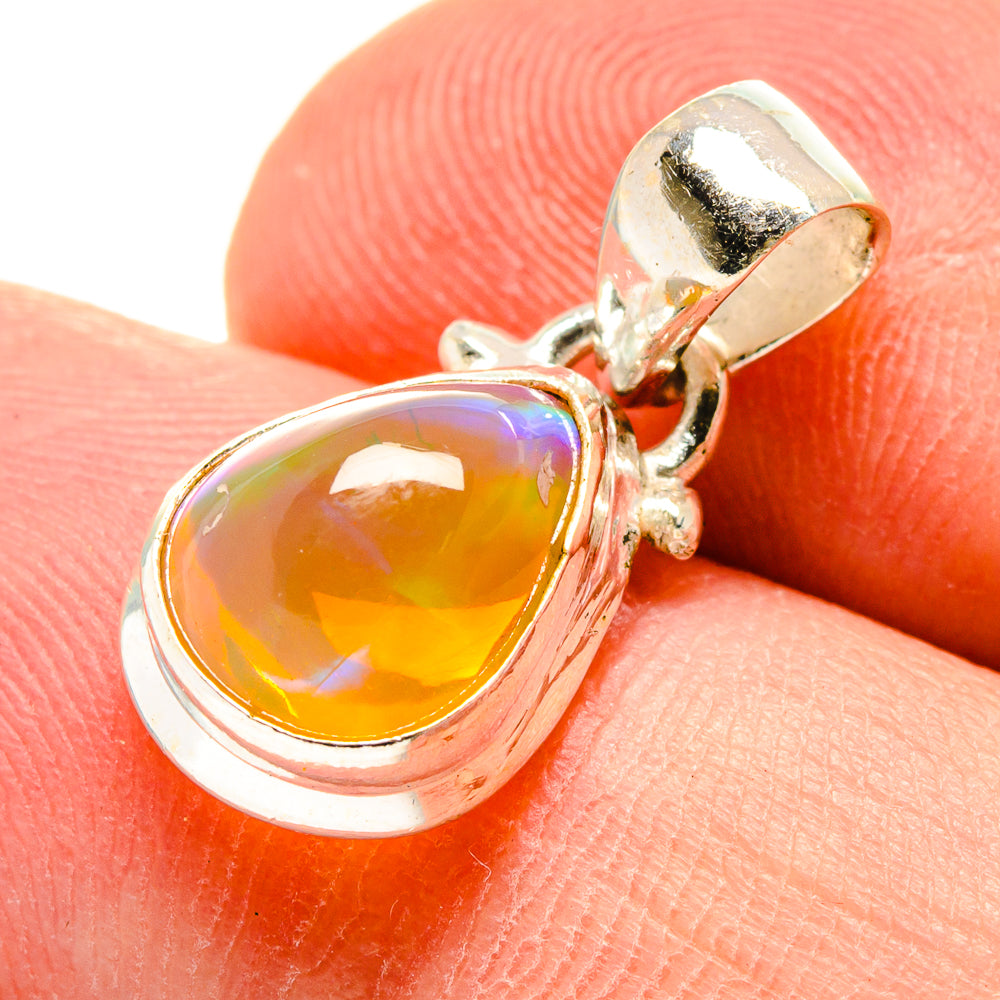Ethiopian Opal Pendants handcrafted by Anasilvercos - PD756864