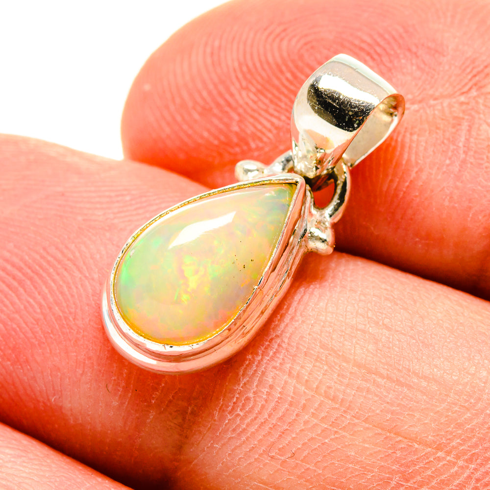 Ethiopian Opal Pendants handcrafted by Anasilvercos - PD756867