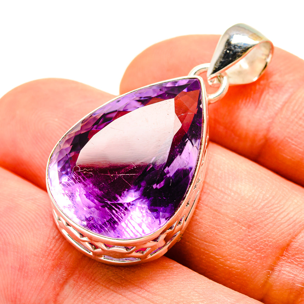 Amethyst Pendants handcrafted by Anasilvercos - PD756874