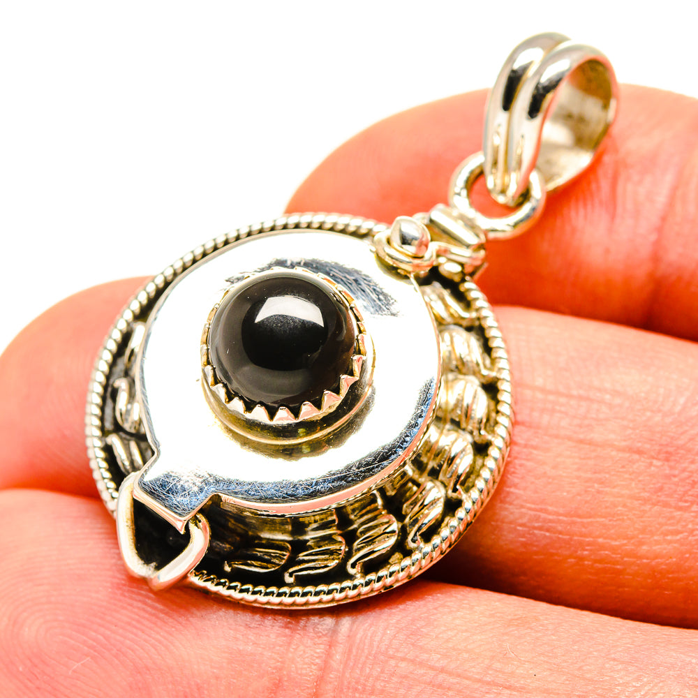 Black Onyx Pendants handcrafted by Anasilvercos - PD756880