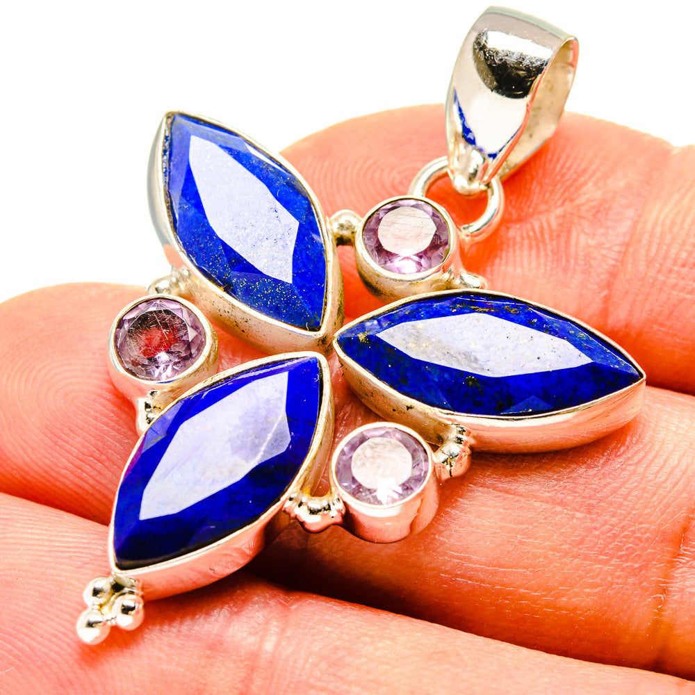 Lapis Lazuli Pendants handcrafted by Anasilvercos - PD756883
