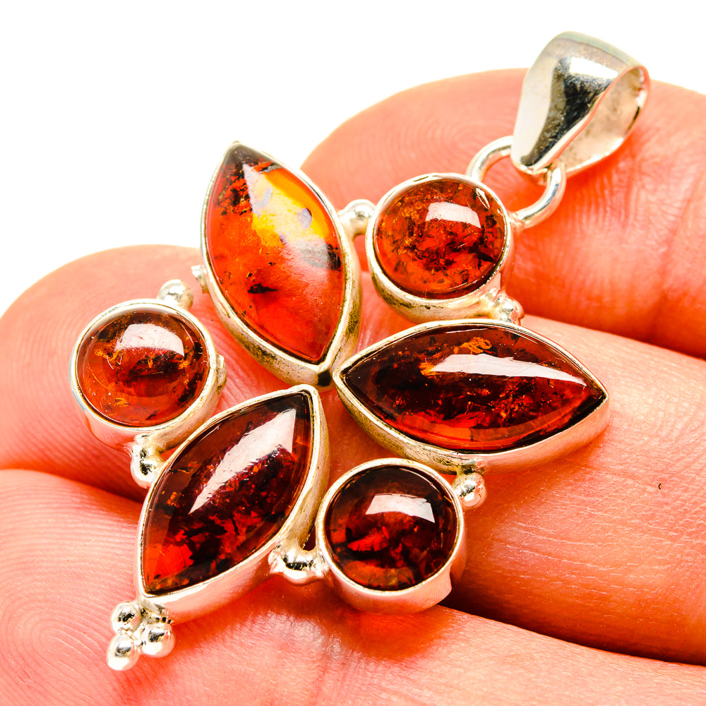 Baltic Amber Pendants handcrafted by Anasilvercos - PD756903