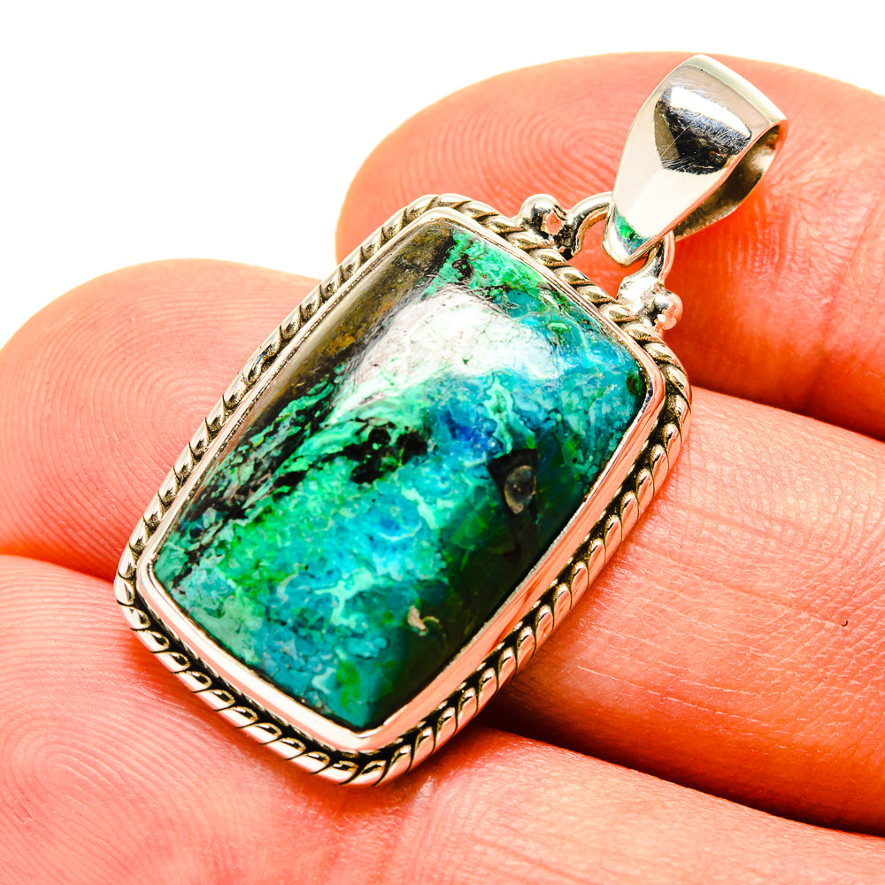 Chrysocolla Pendants handcrafted by Anasilvercos - PD756908