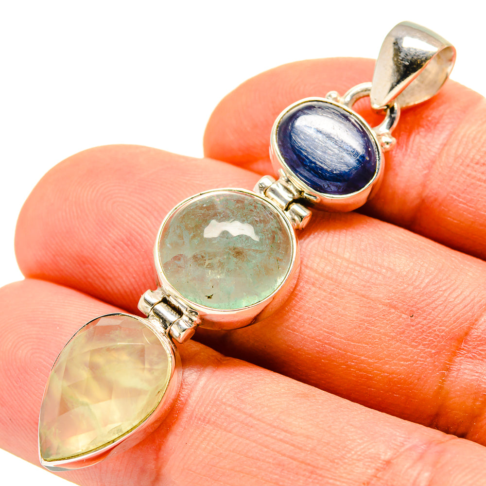 Prehnite Pendants handcrafted by Anasilvercos - PD756922